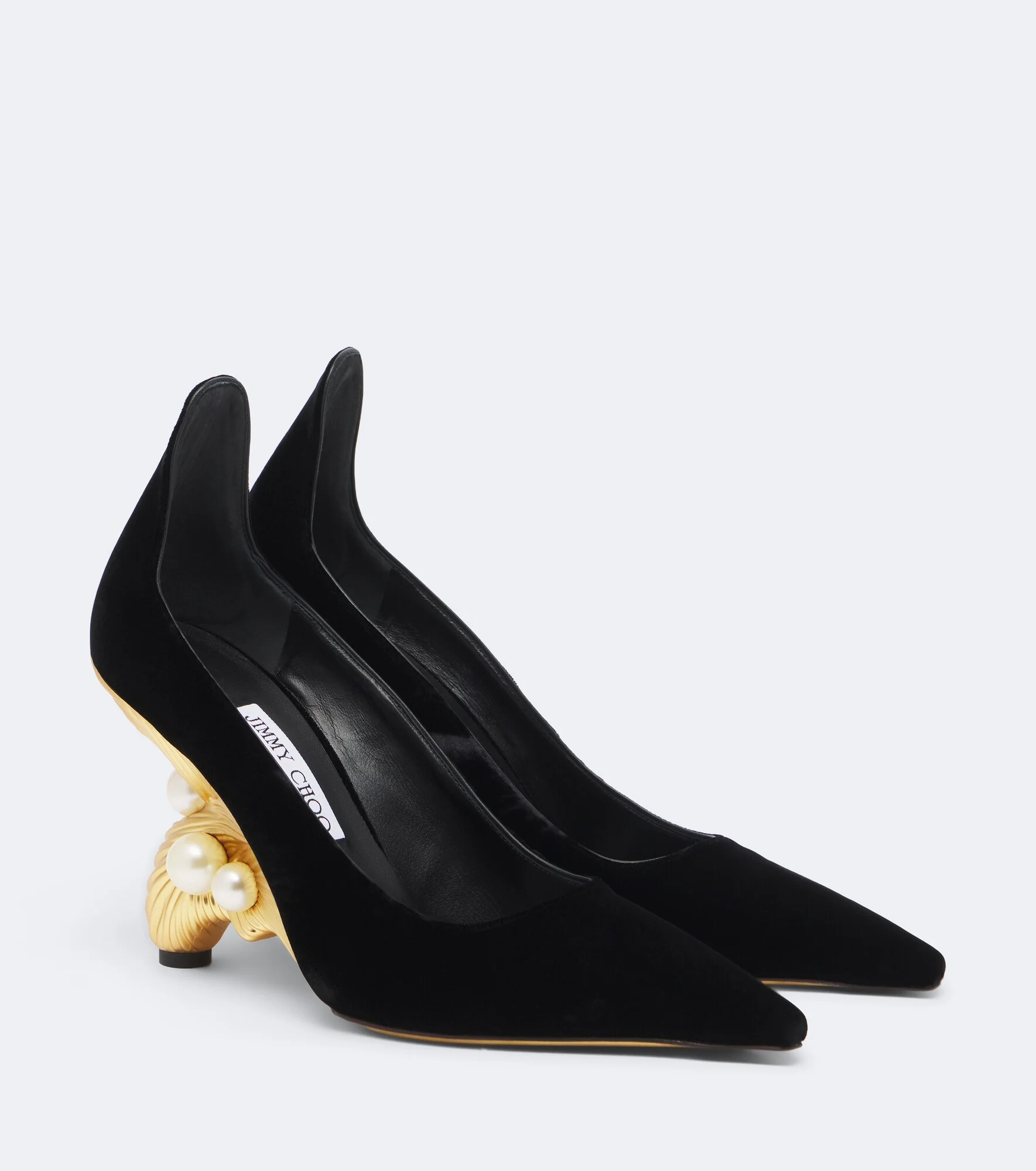 Ithaca embellished velvet pumps - 1