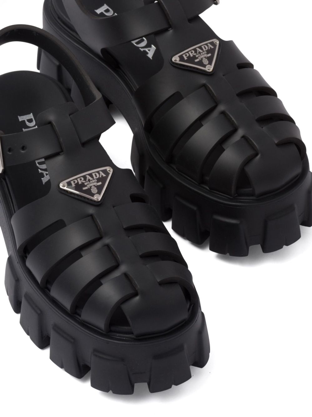 55mm caged platform sandals - 5
