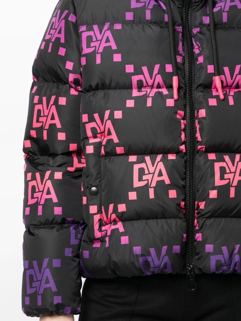 monogram-pattern quilted jacket 5