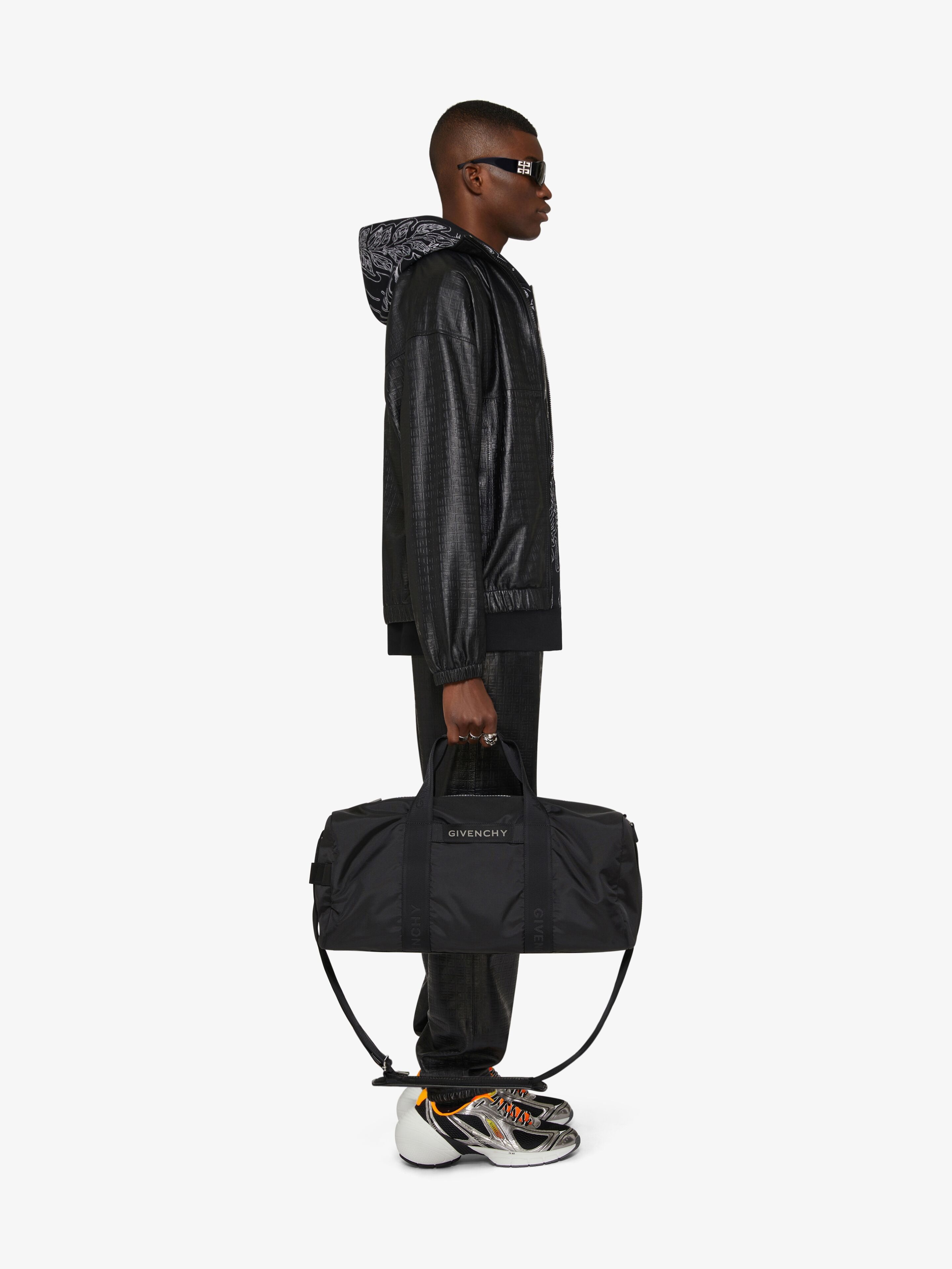 TRACKSUIT JACKET IN 4G LEATHER - 3
