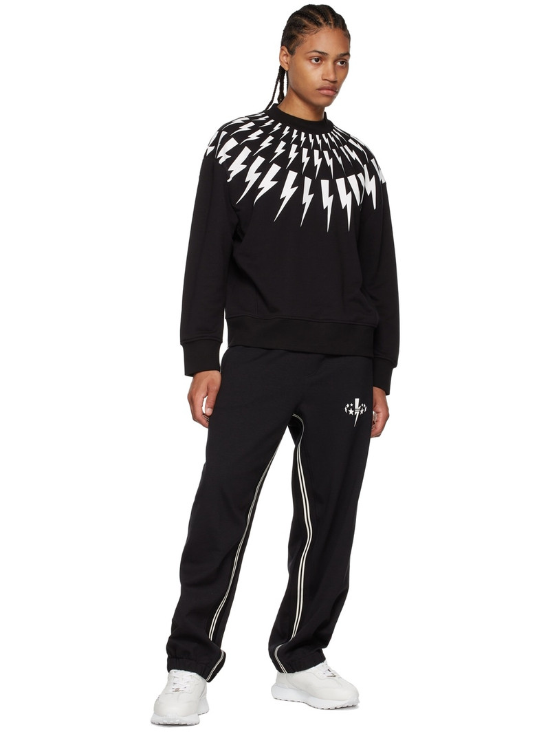 Neil Barrett Black Cotton Sweatshirt outlook