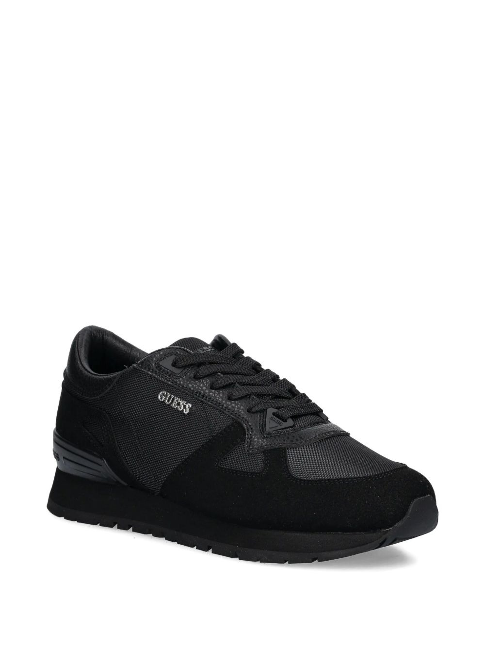 textured-panel sneakers - 2