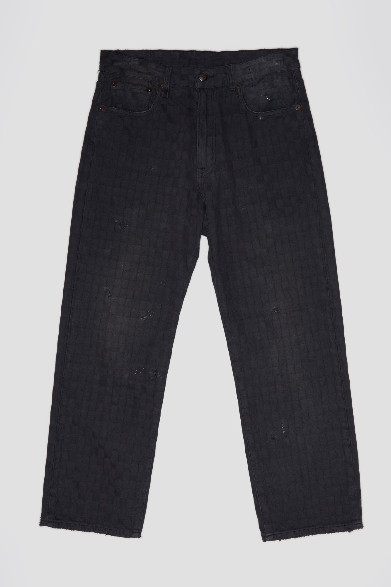 BOYFRIEND JEAN - SHADOW CHECKERBOARD - 1