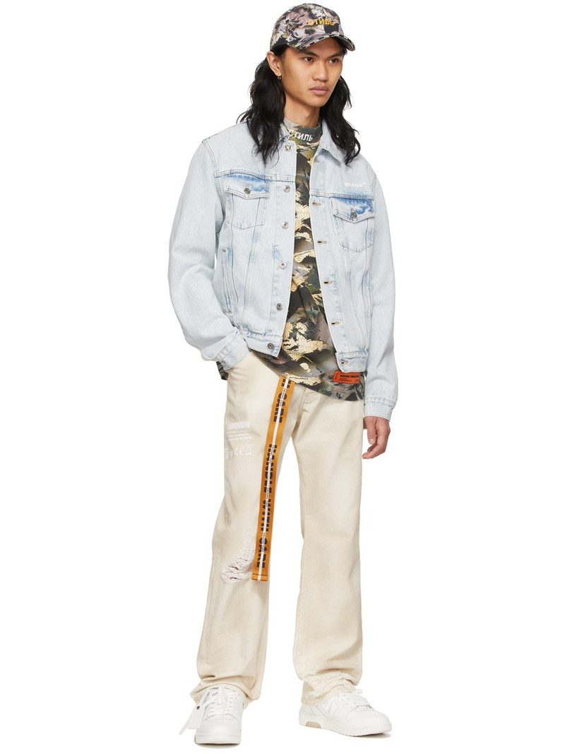 Heron Preston Multicolor Camo Style Turtleneck T-Shirt outlook