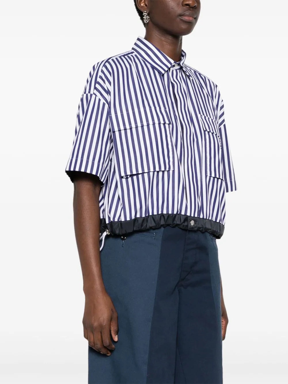 Sacai - Thomas Mason Cotton Poplin Shirt | HBX - Globally