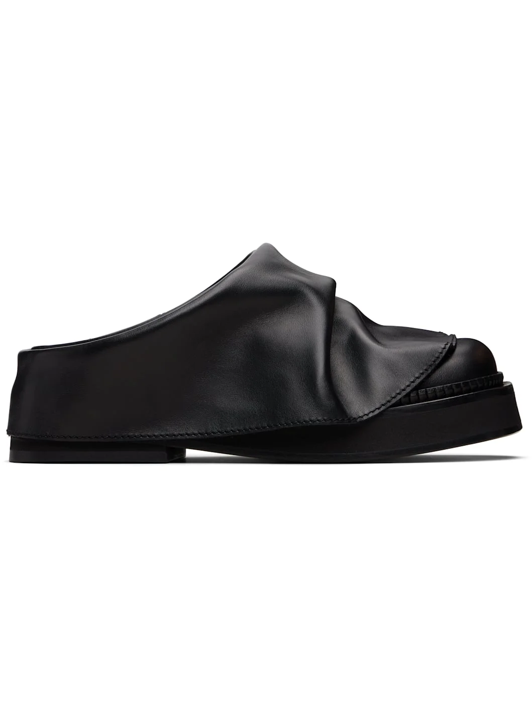 Black Robin Sabot Loafers - 1