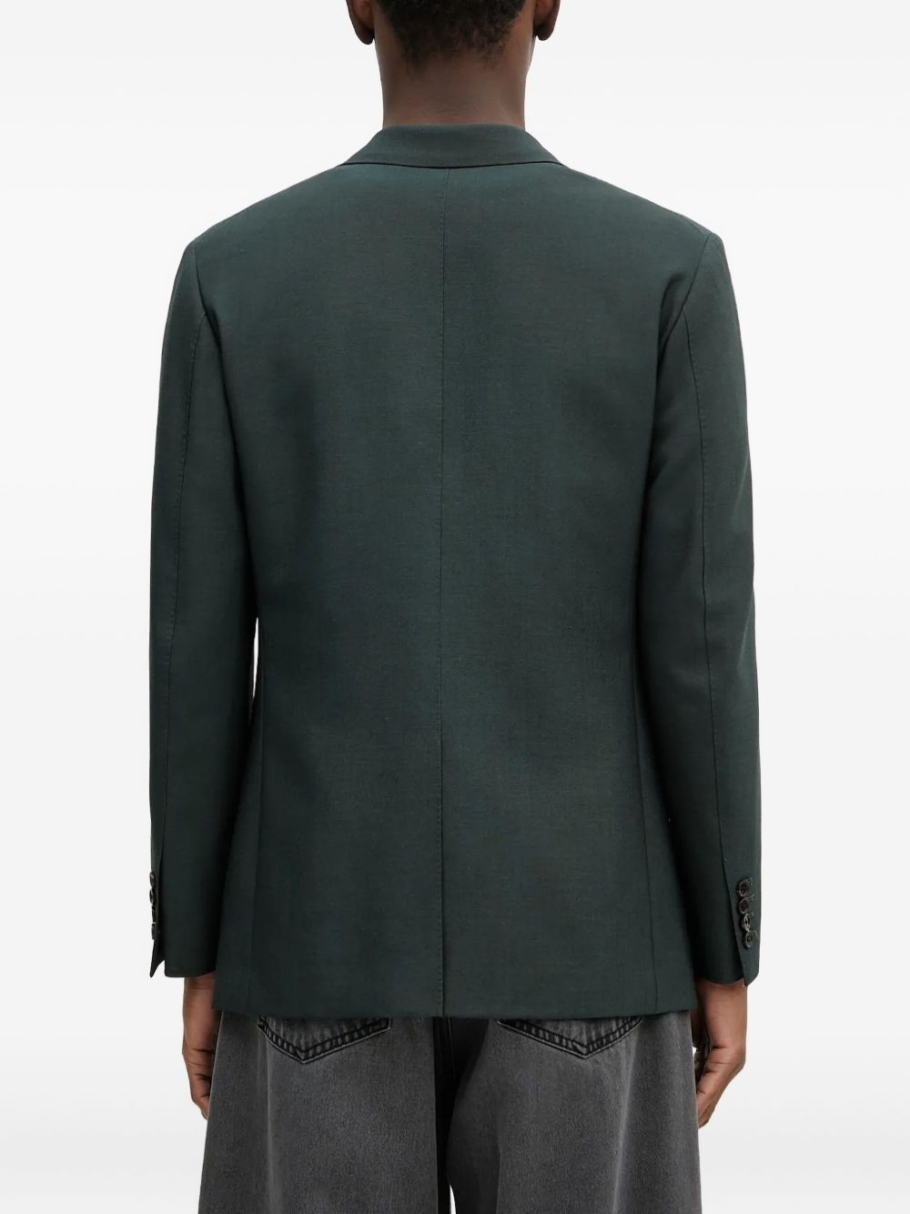 two-button notch-lapel blazer - 4