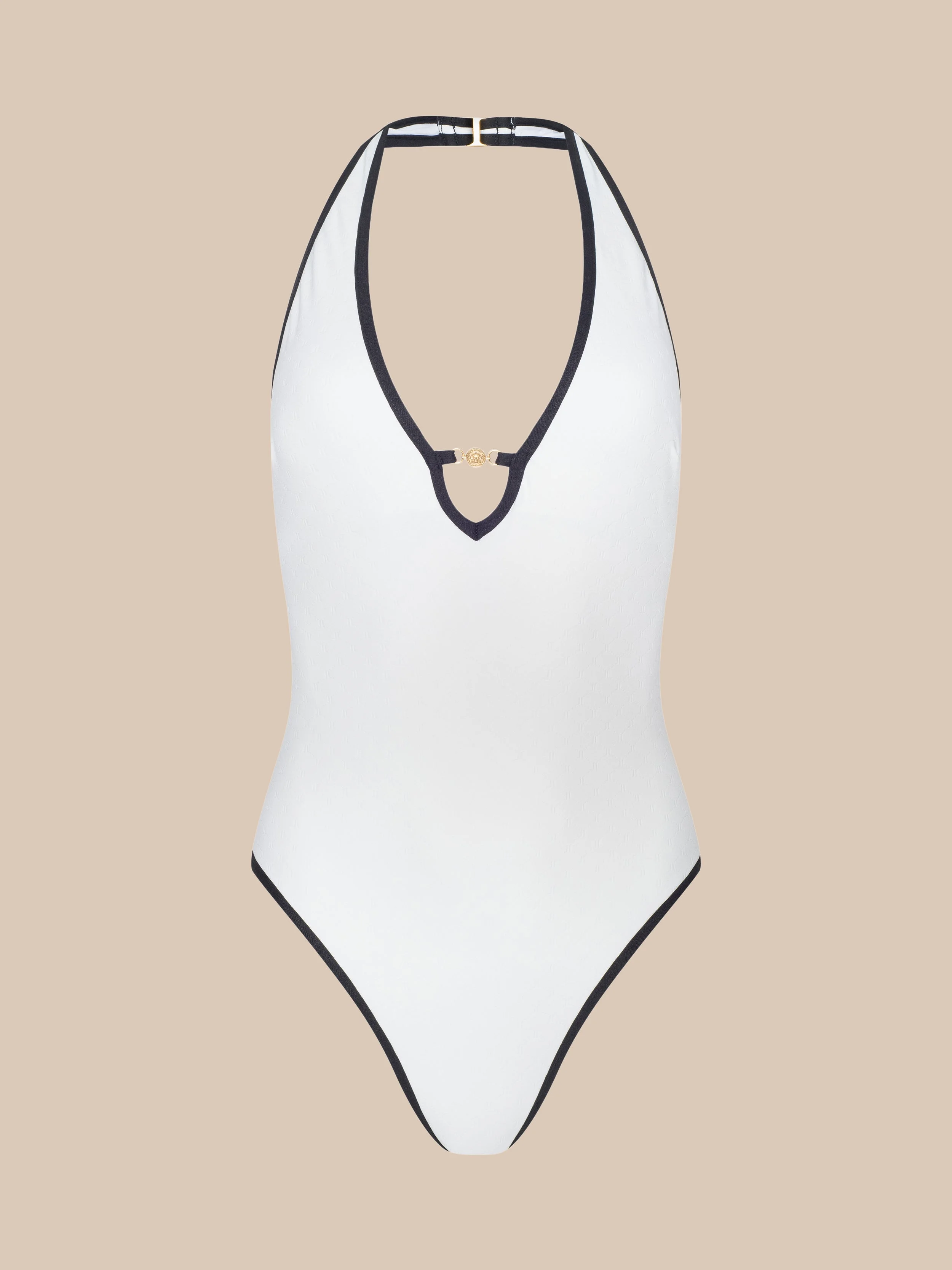 Breana Plunge One-Piece Swimsuit - 1