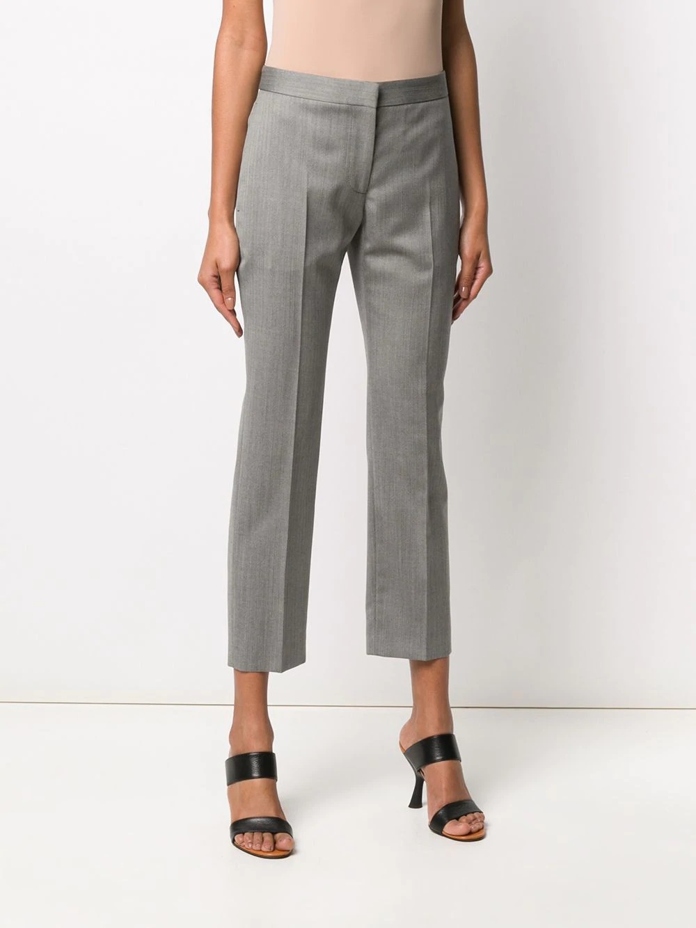 wool cropped trousers - 3