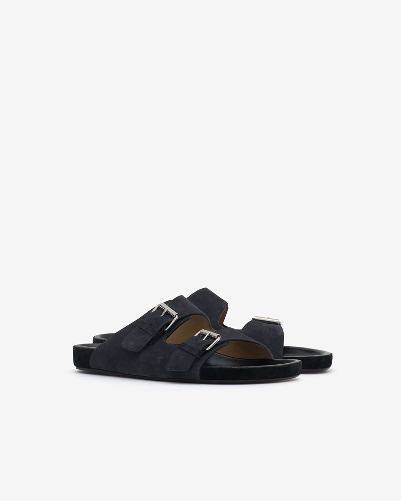 LEKSON SUEDE LEATHER SANDALS - 3