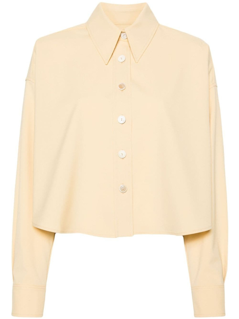 buttoned cropped shirt 1