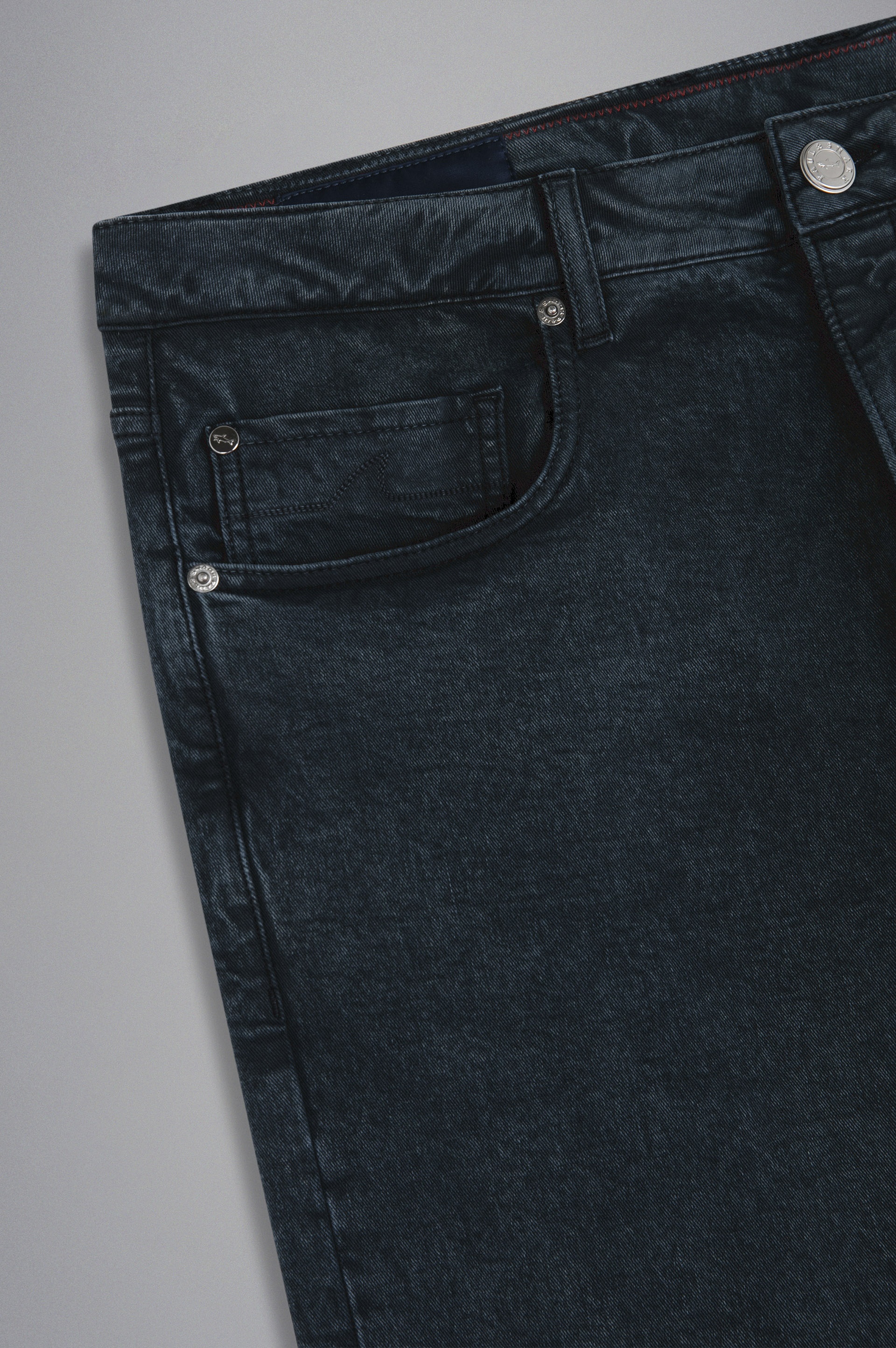 STRETCH COTTON 5 POCKETS TROUSERS - 5