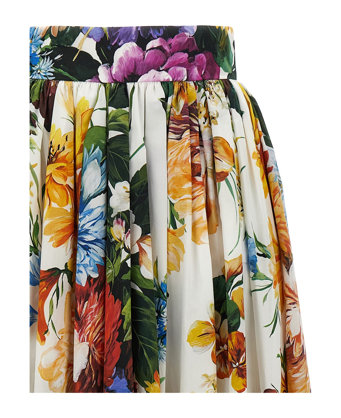 'bouquet' Print Skirt - 3