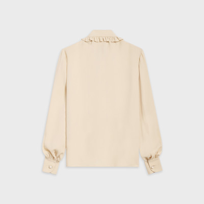 CELINE BLOUSE WITH LARGE BOW IN SAND CREPE outlook