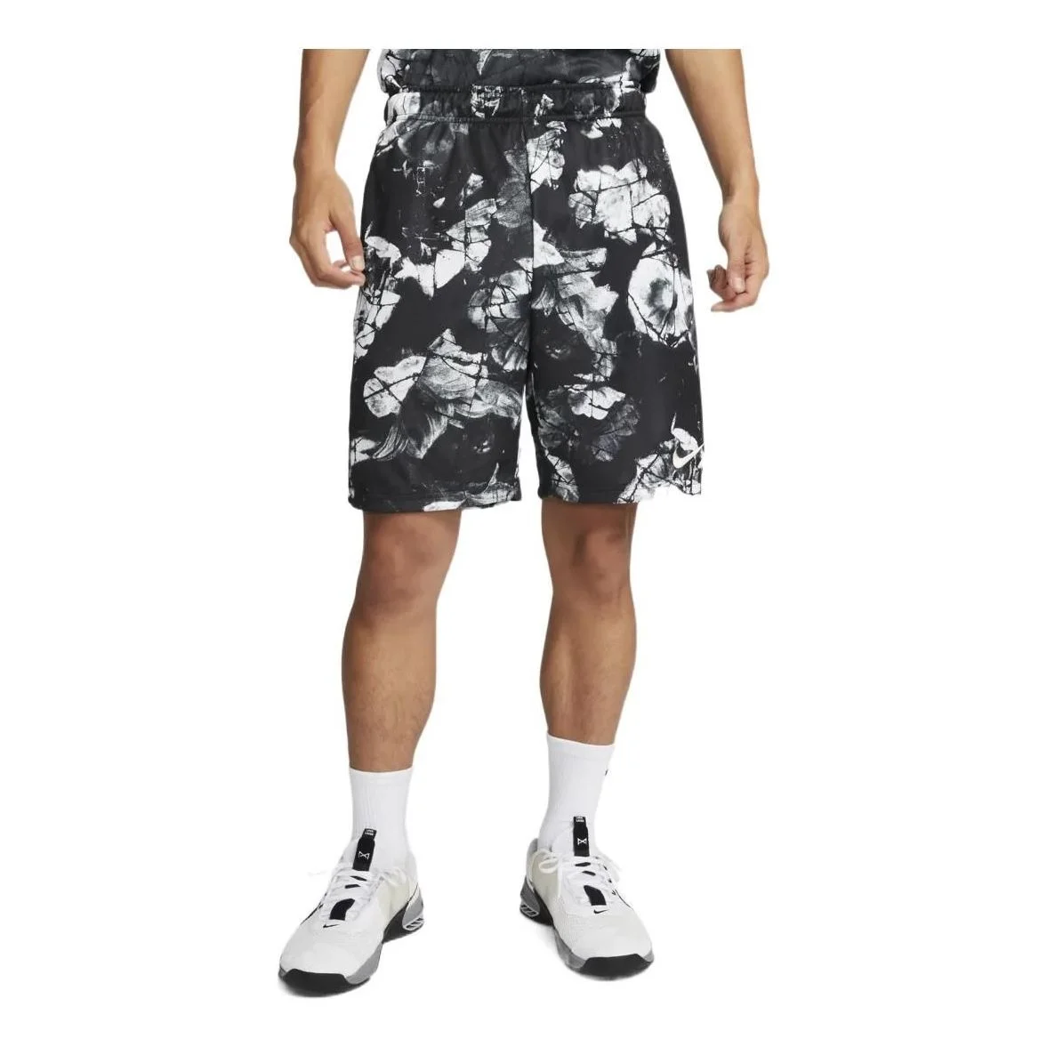 Men's Nike Pattern Printing Sports Shorts Black DQ4807-010 - 1