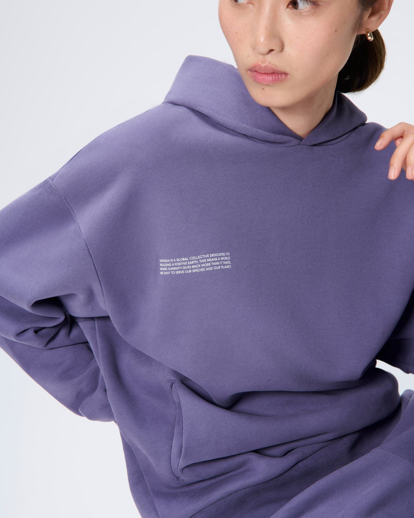 Womens 365 Midweight Hoodie - Slate Blue - 5