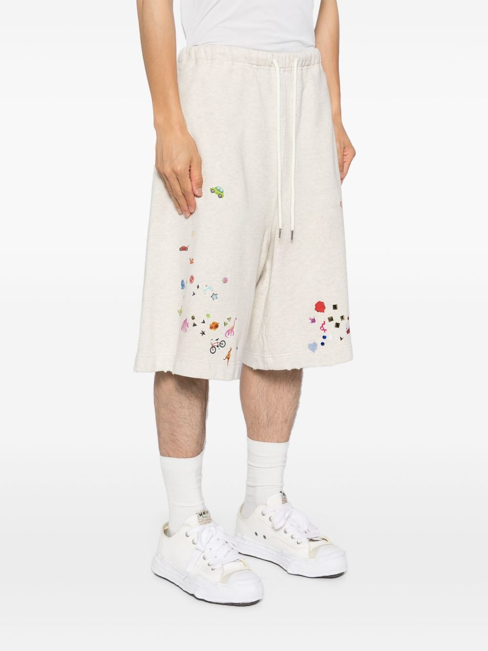 graphic-printed shorts - 3