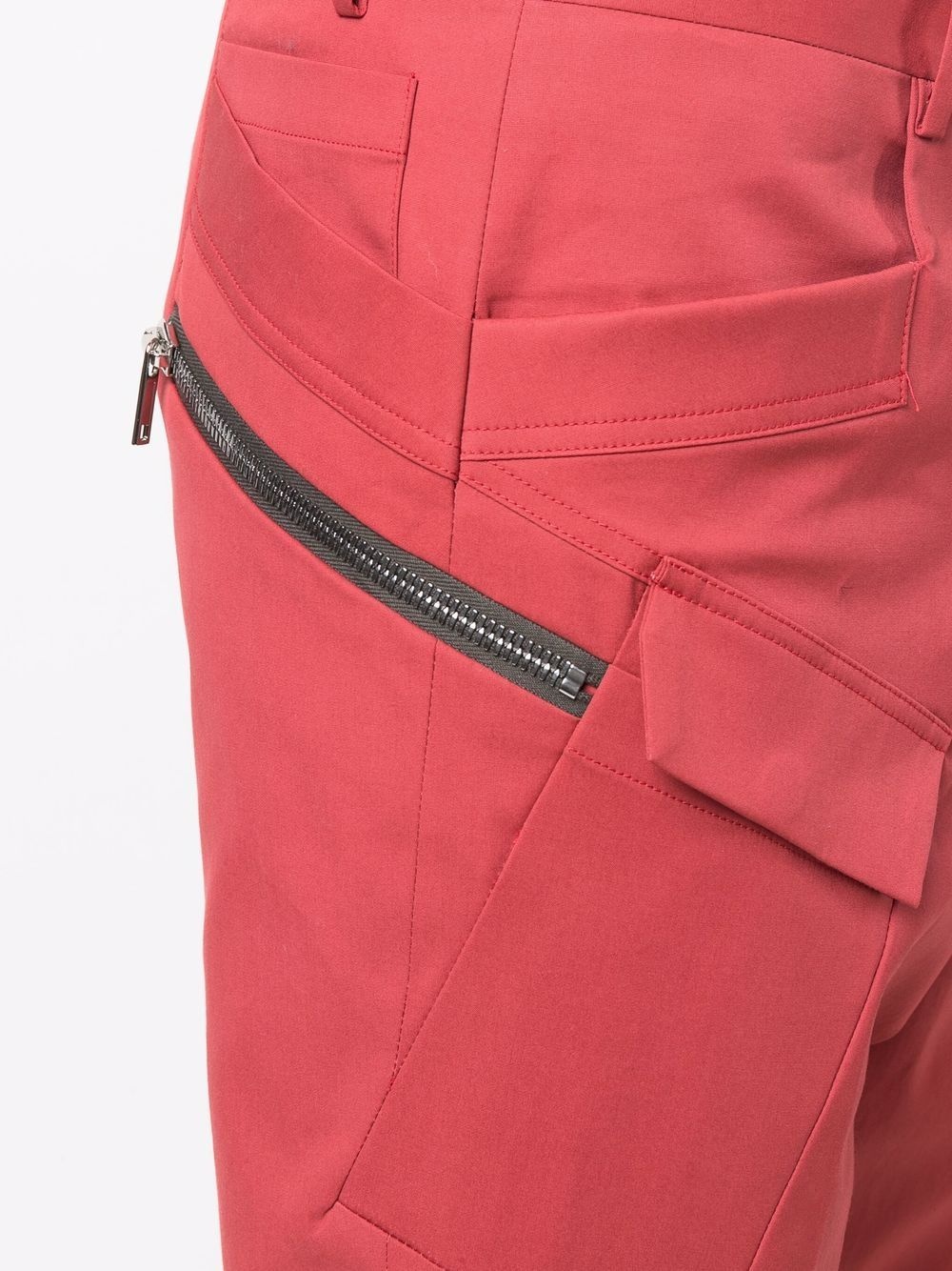 multiple-pocket cropped trousers - 5