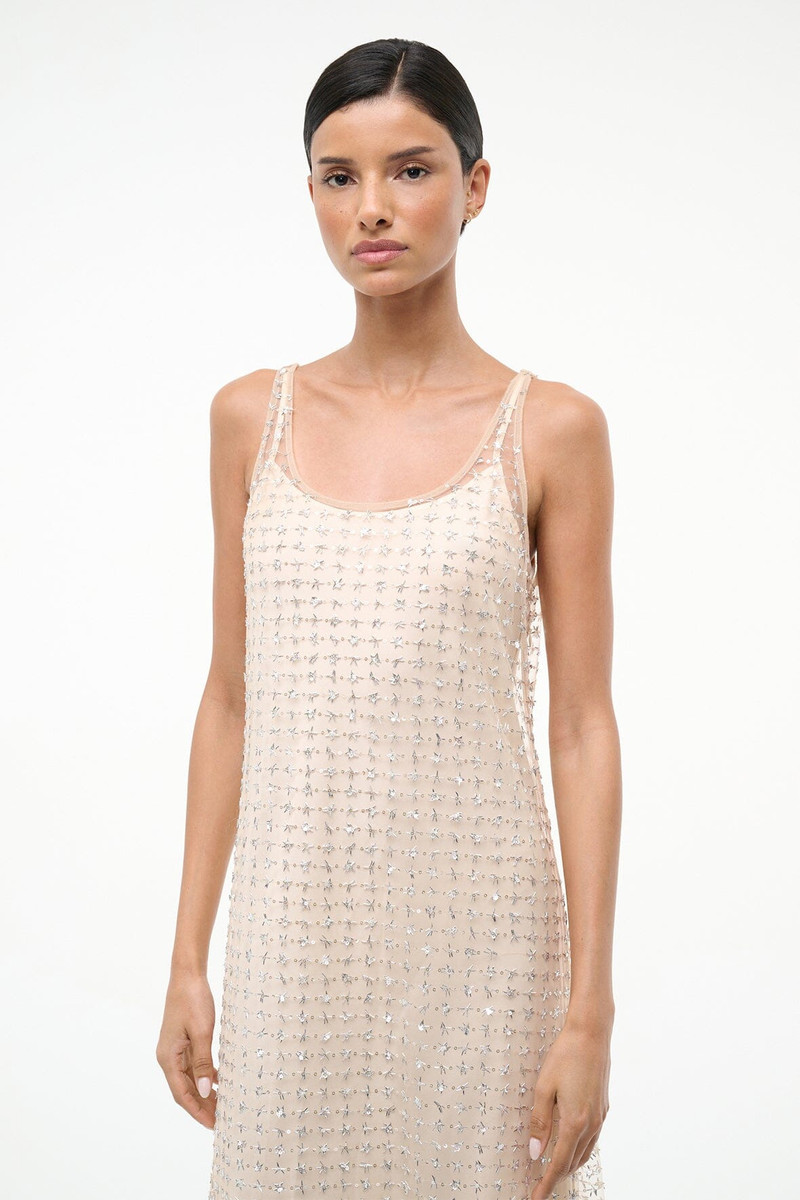 STAUD AURIELLE DRESS STARDUST 4