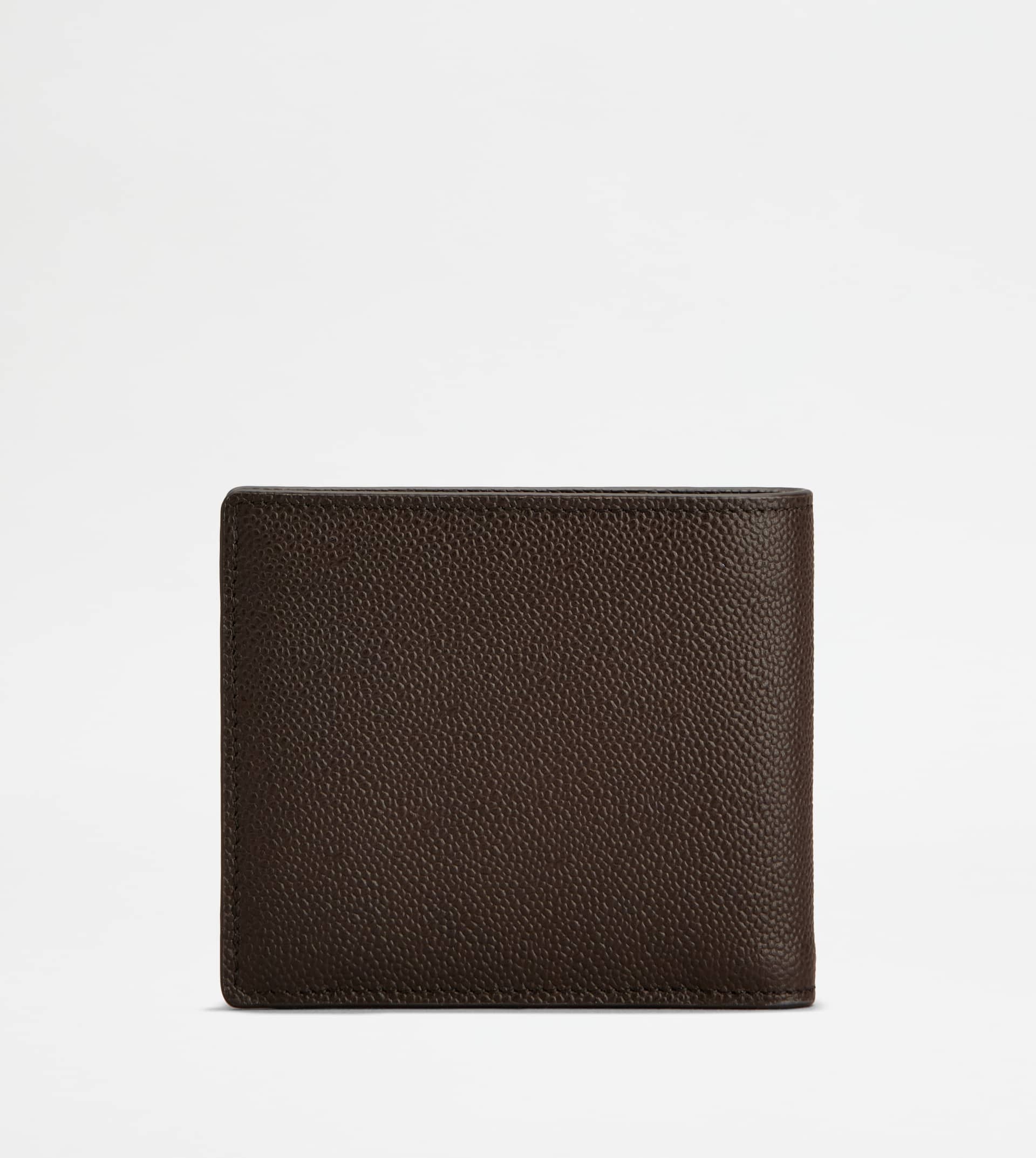 WALLET IN LEATHER - BROWN - 2