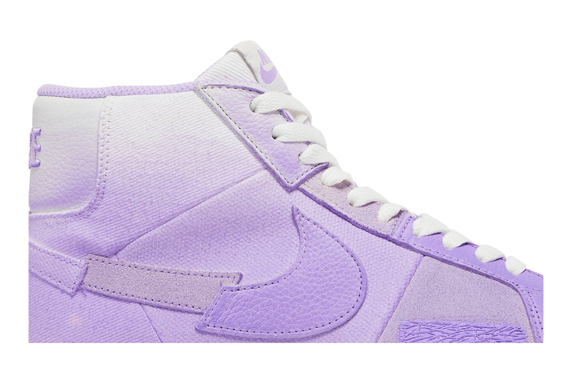 Logo Nike Blazer Lilac Womens White Purple Nike Blazer Mid 77