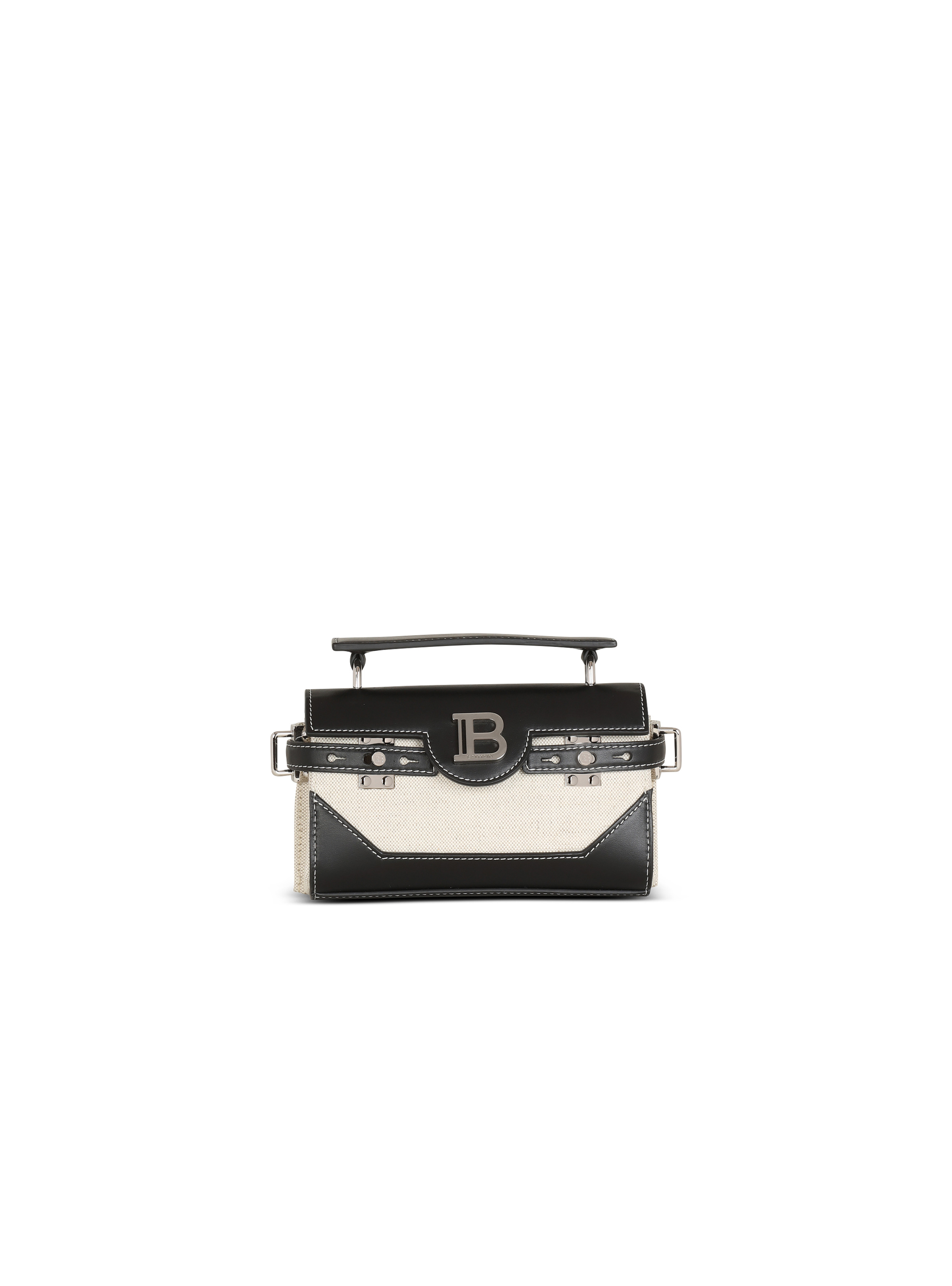 B-Buzz 19 Canvas bag in smooth leather - 1