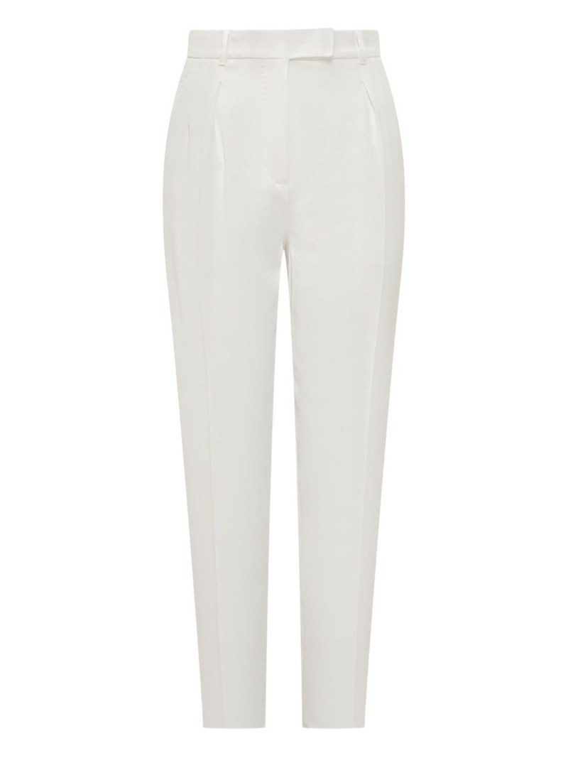 pleated tapered trousers 1