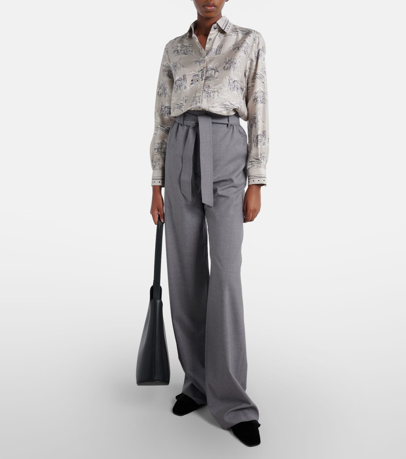 Max Mara Fado printed silk shirt outlook