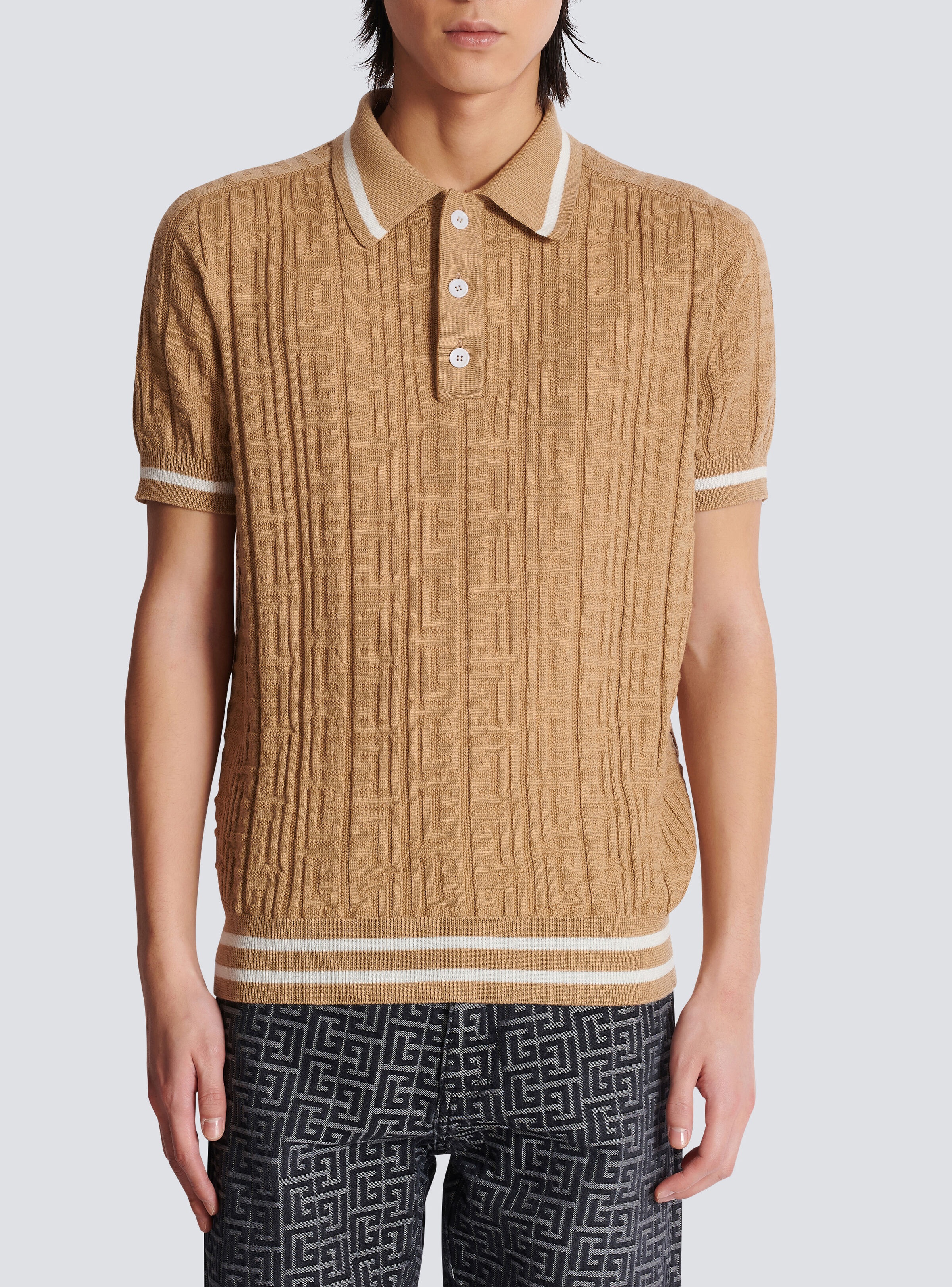 PB Labyrinth wool polo shirt - 5