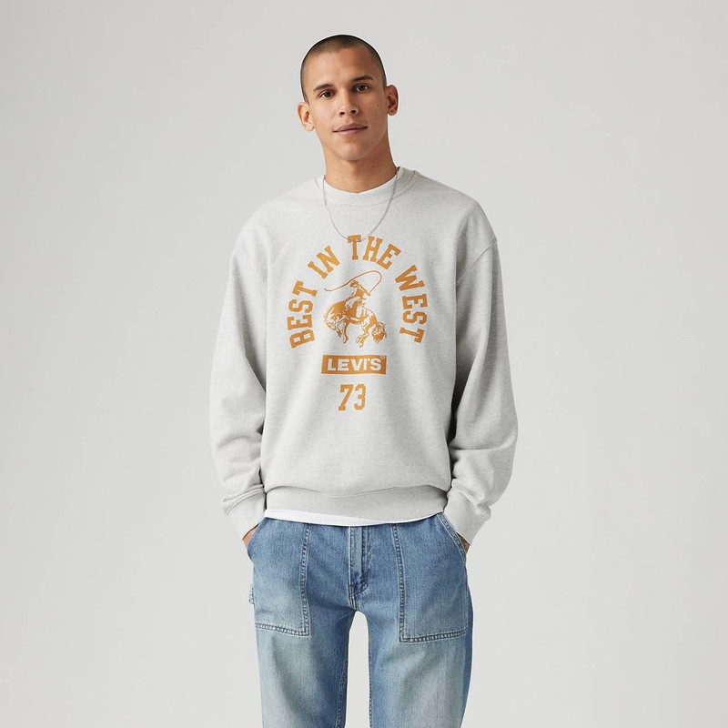 RELAXED GRAPHIC CREWNECK SWEATSHIRT 2