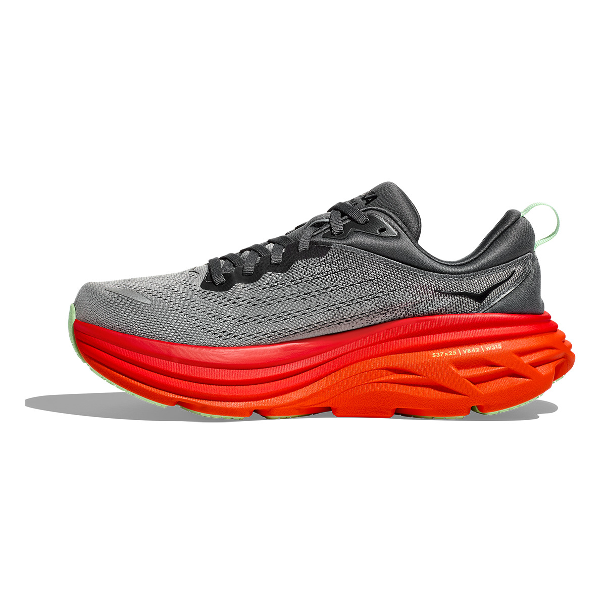 Hoka Bondi 8 - Castlerock - Flame - 2