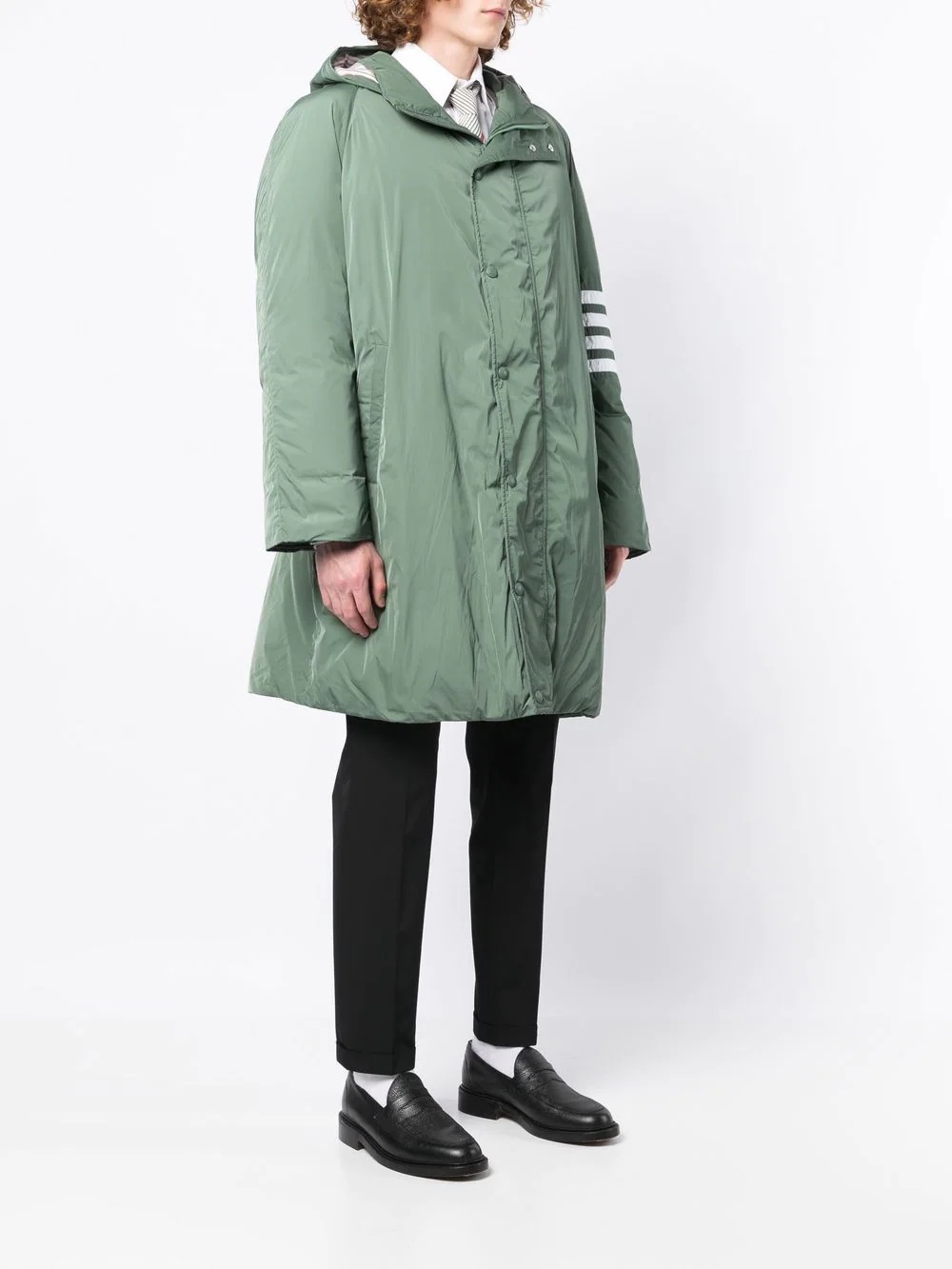 4-Bar stripe parka - 3