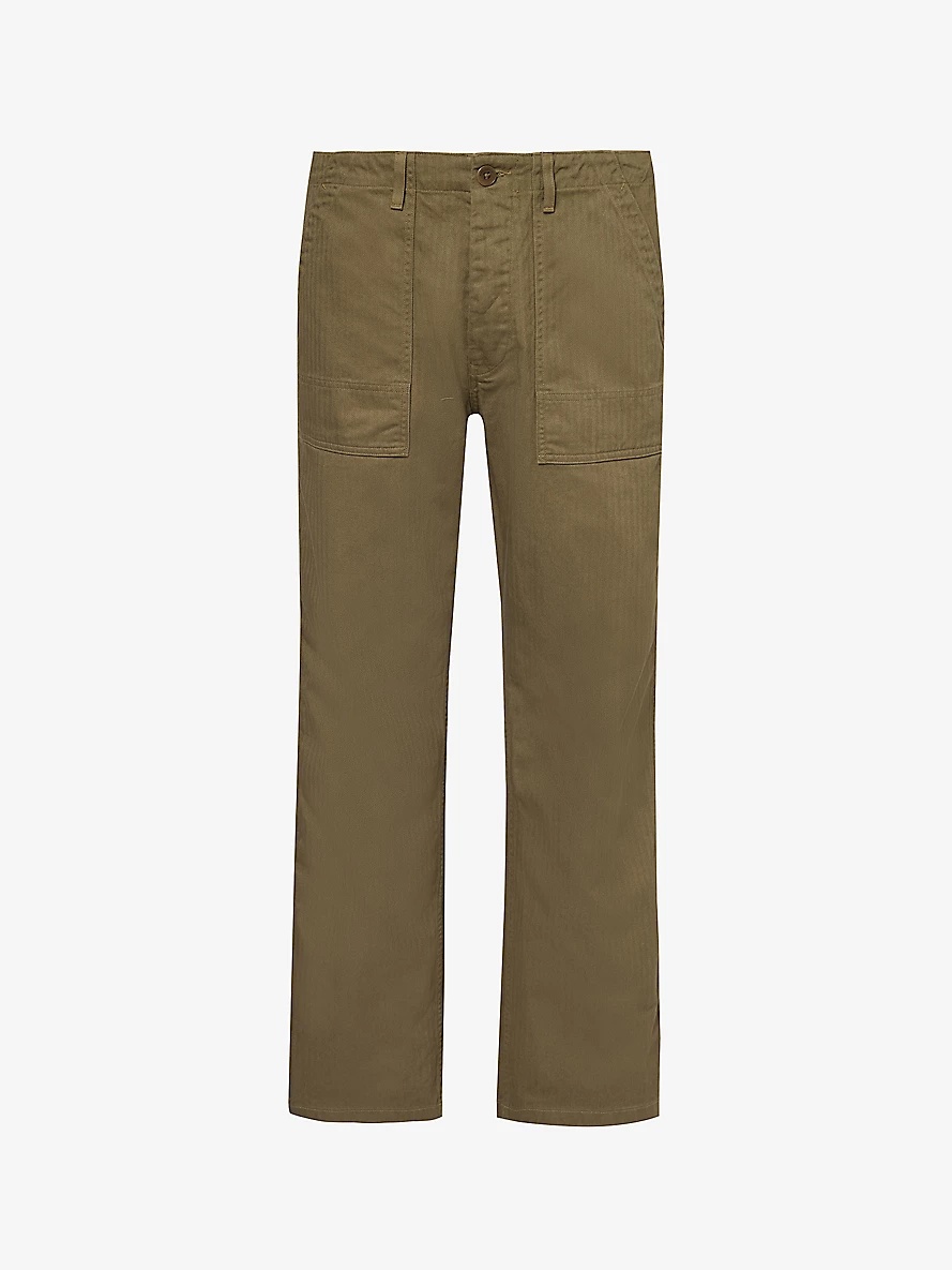 Tuff Tony regular-fit wide-leg cotton trousers - 1