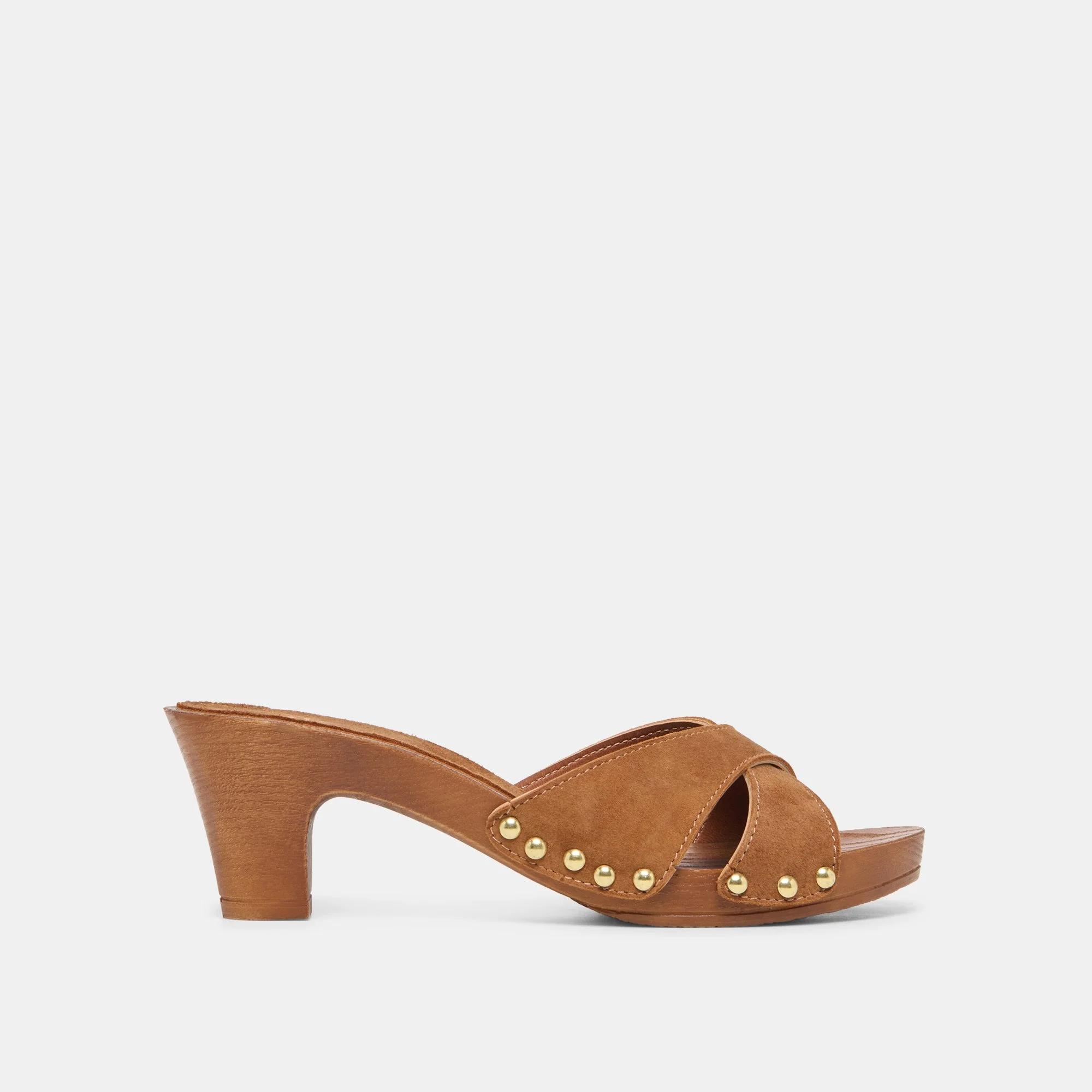 AVERIE HEELS BROWN NUBUCK - 1