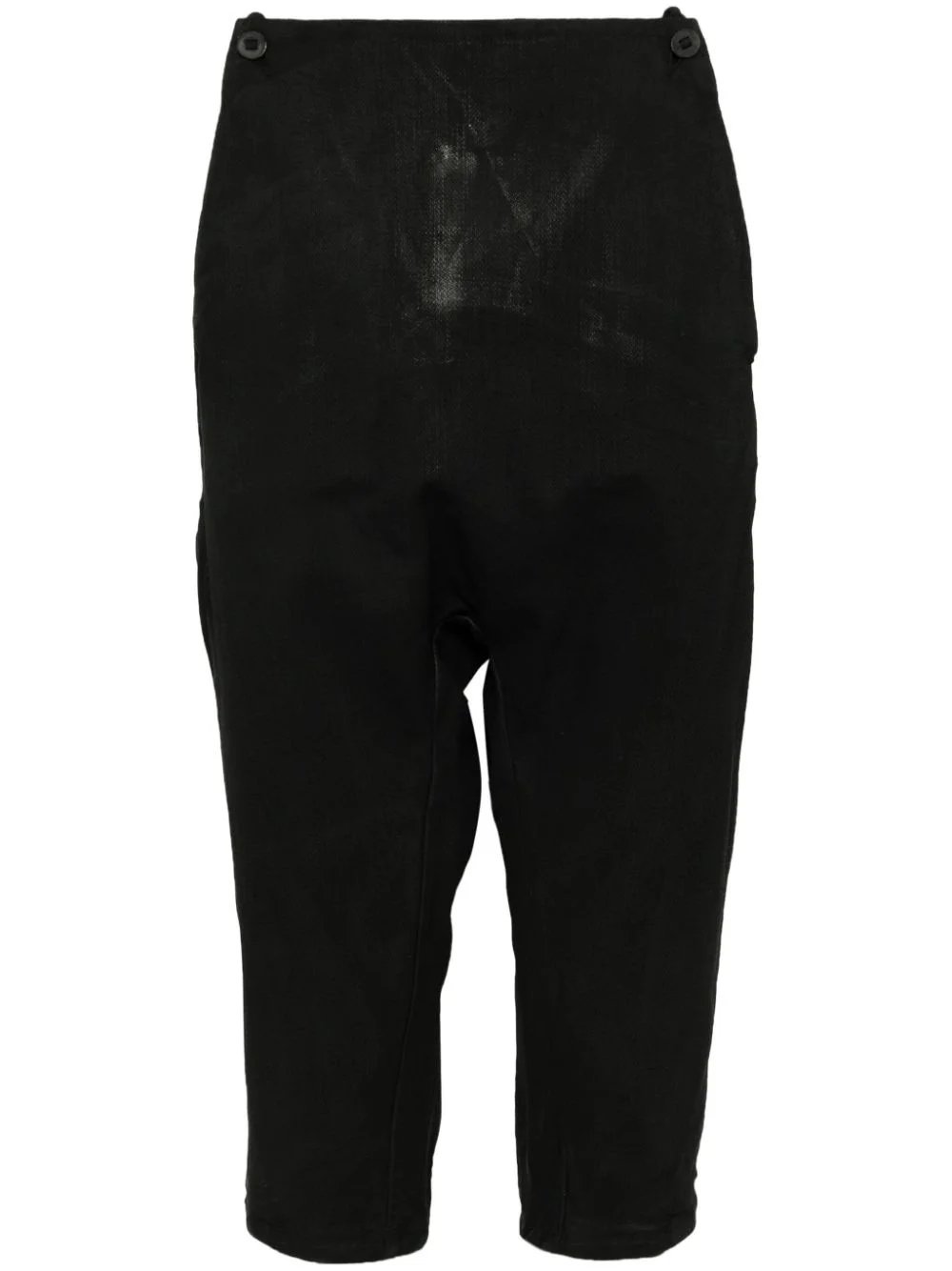 coated pressed trousers - 1