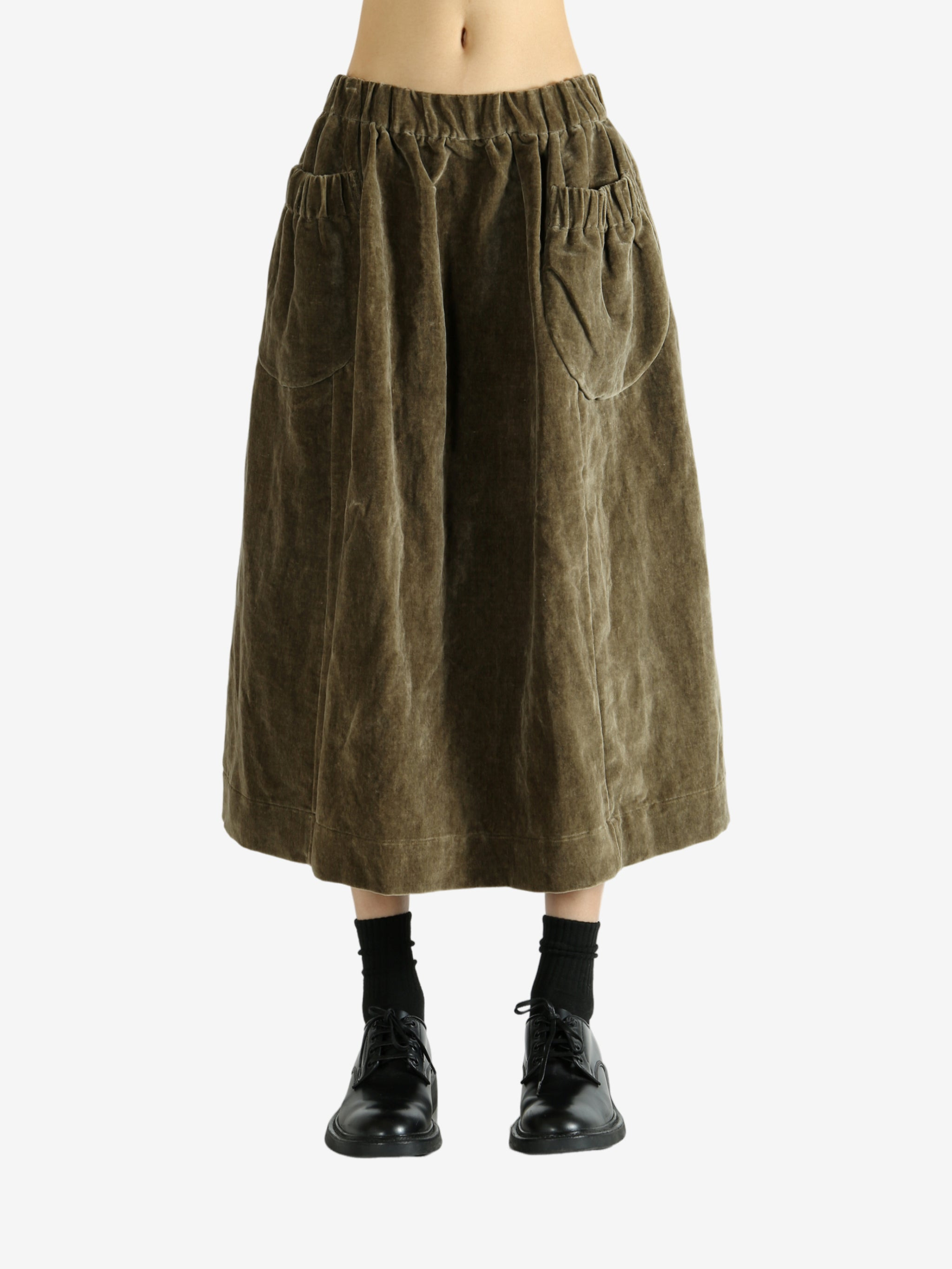 CASEY CASEY - Women Velvet Ghost Mid Skirt - 1