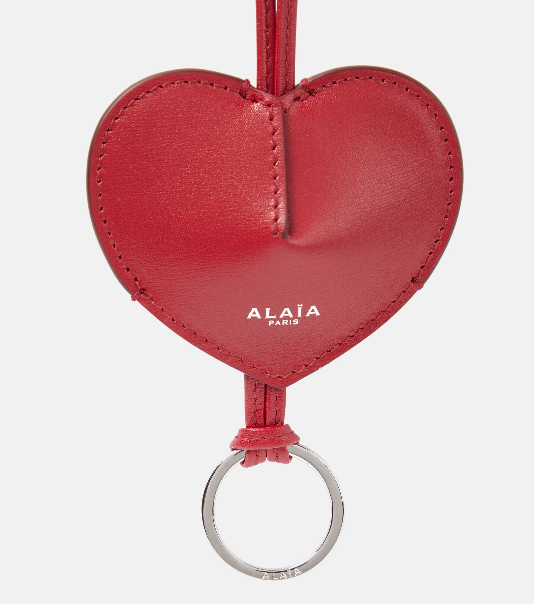Le Coeur leather keychain with strap - 2