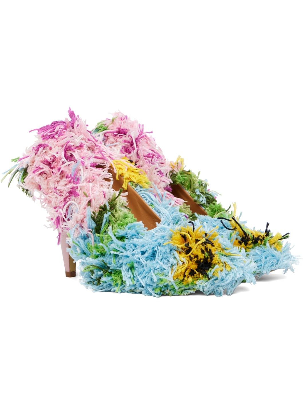 Multicolor Tufting Heels - 4