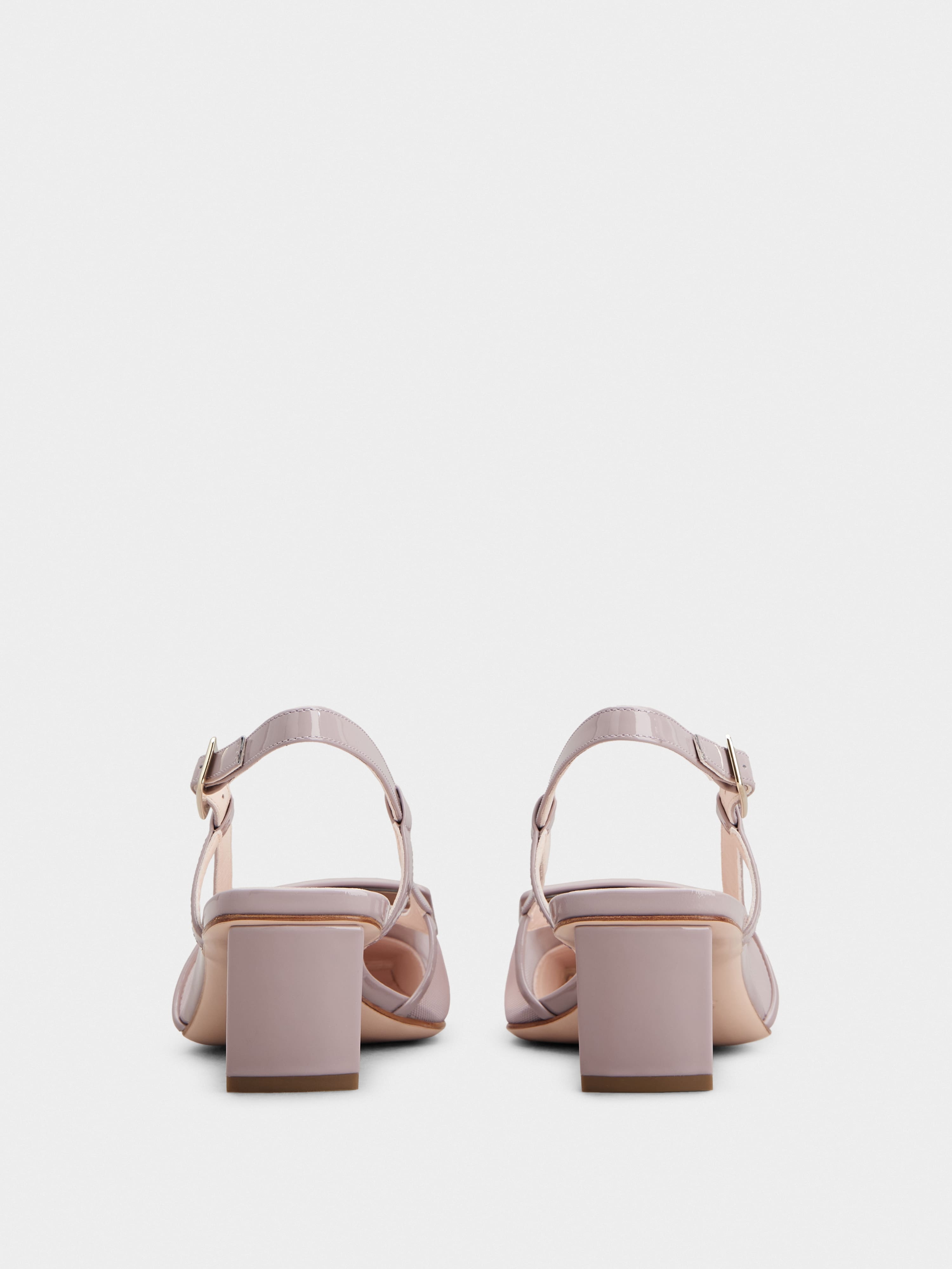 Belle Vivier Slingback Pumps in patent leather - 5