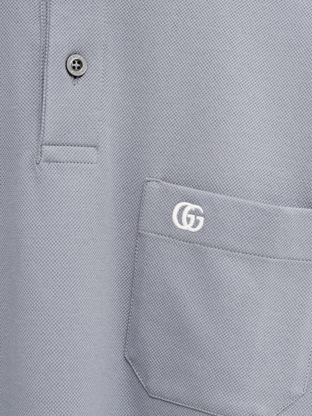 logo-embroidered polo shirt - 3