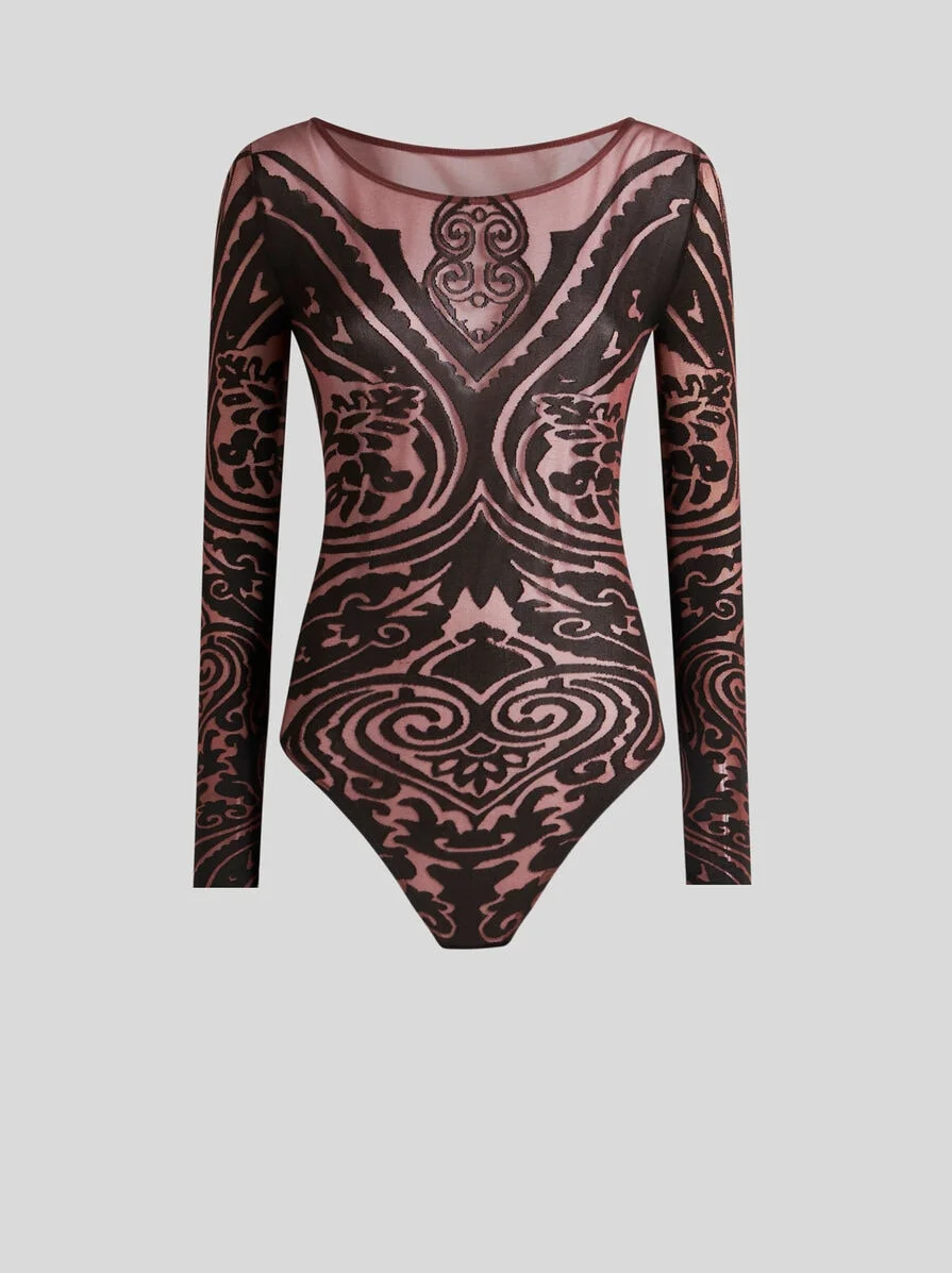 PAISLEY TATTOO BODYSUIT - 1
