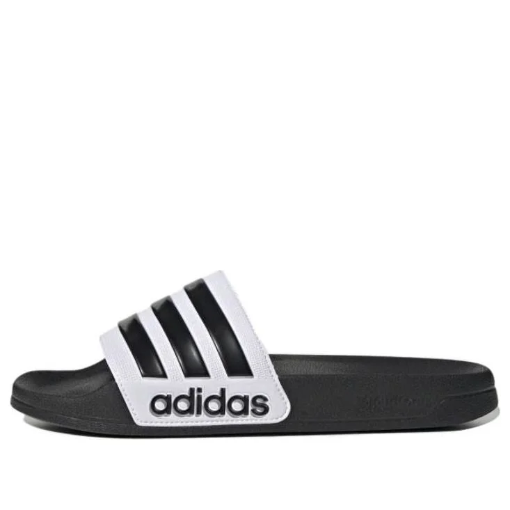 adidas Originals Adilette 샤워 슬라이드 '클라우드 화이트 블랙' GZ9508 - 1