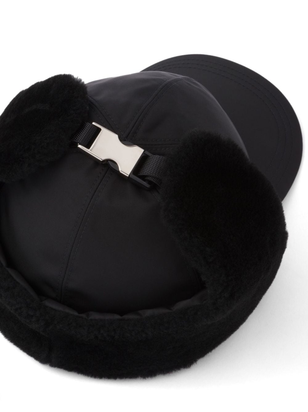 shearling-lined re-nylon cap - 3