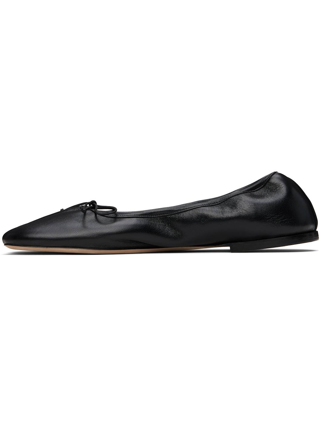 SSENSE Exclusive Black Tabi Stretch Ballerina Flats - 3