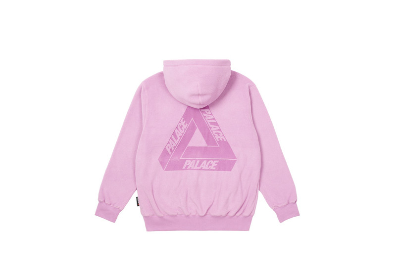 PALACE POLARTEC LAZER ZIP HOOD PURPLE outlook