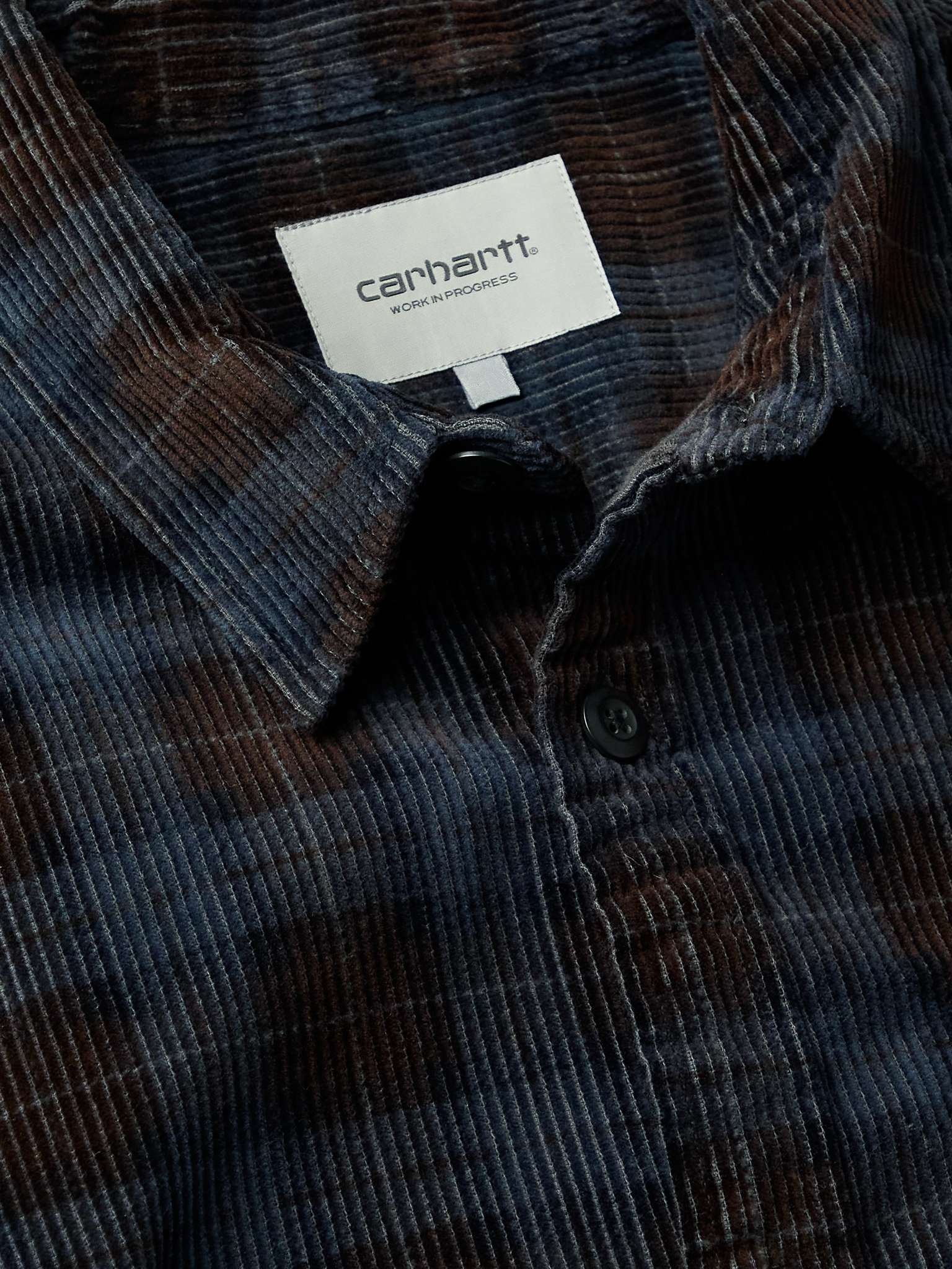 Flint Checked Cotton-Corduroy Shirt - 5