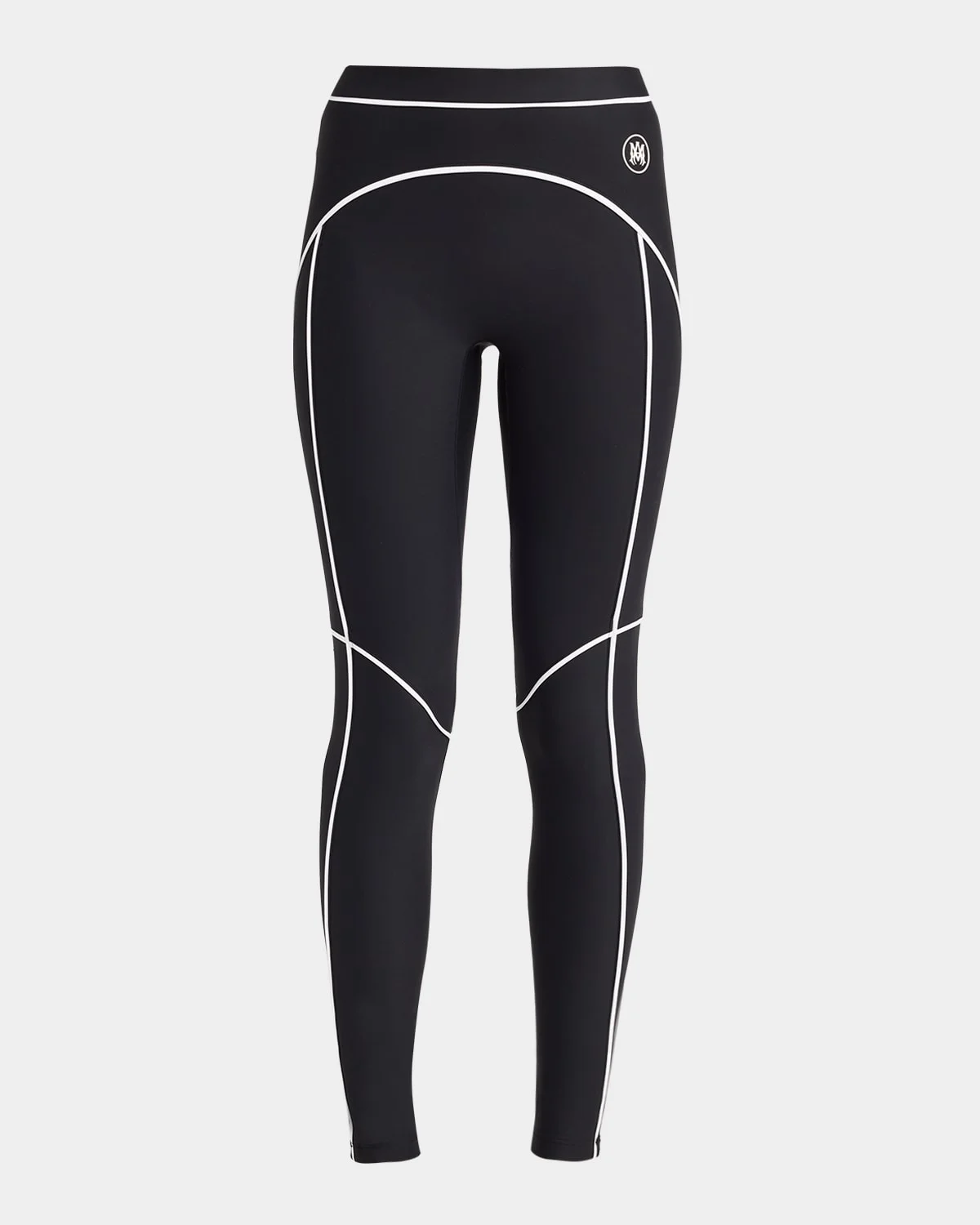 MA Logo Contrast-Trim Leggings - 1