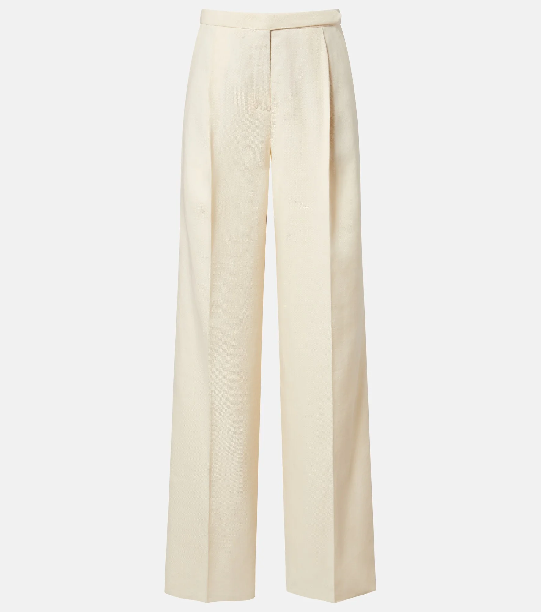 Casual Sophistication linen and cotton wide-leg pants - 1
