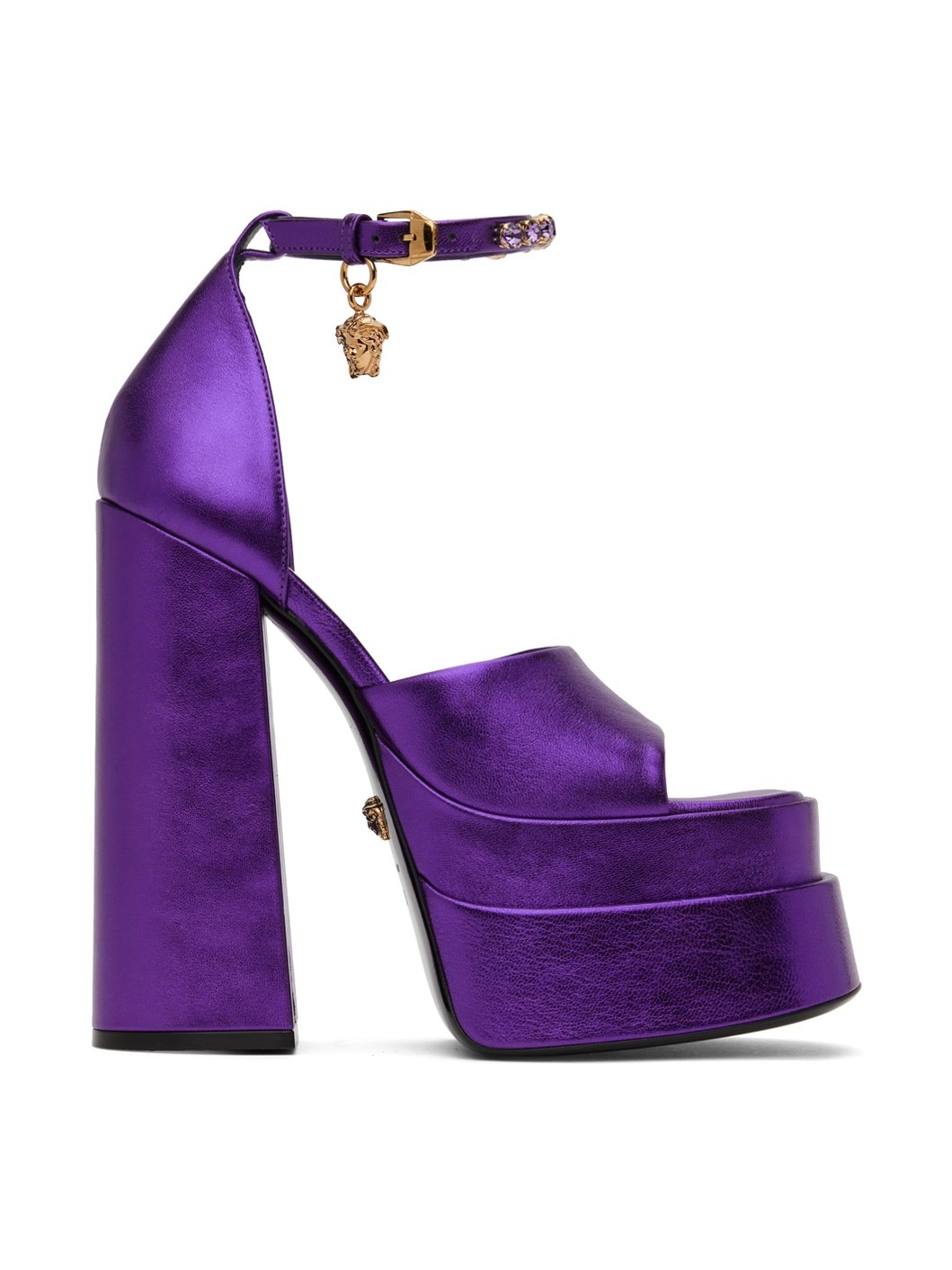 Purple Medusa Aevitas Platform Heeled Sandals - 1
