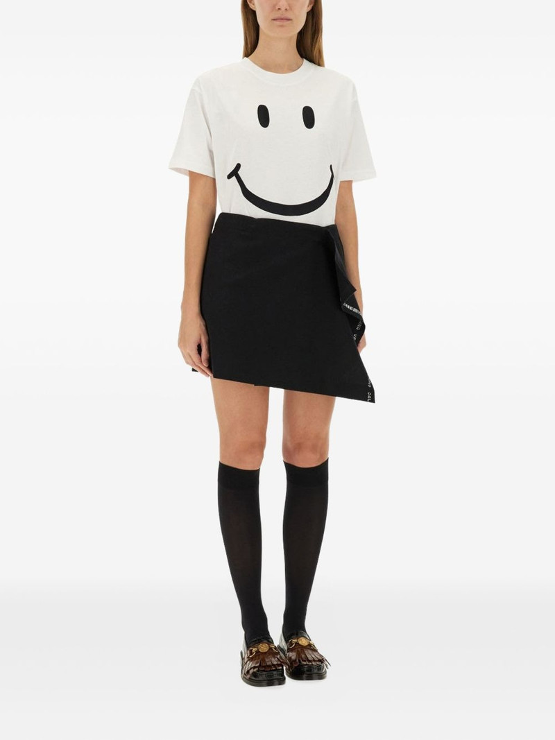 Moschino smile-print T-shirt outlook